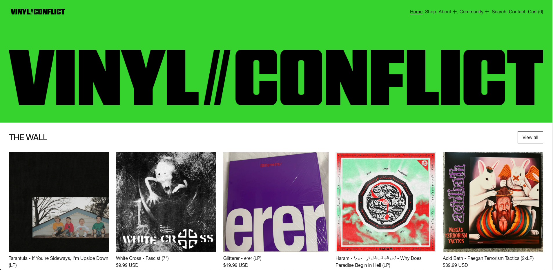 Welcome to the New Vinyl Conflict Website