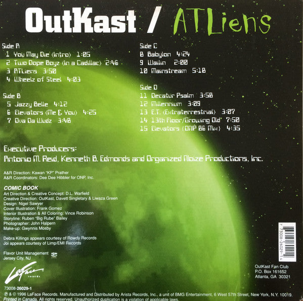 OutKast : ATLiens (LP,Album,Reissue,Stereo)
