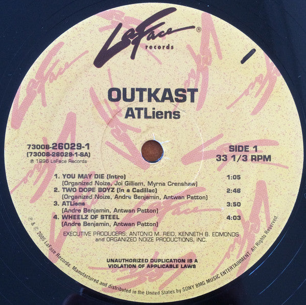 OutKast : ATLiens (LP,Album,Reissue,Stereo)