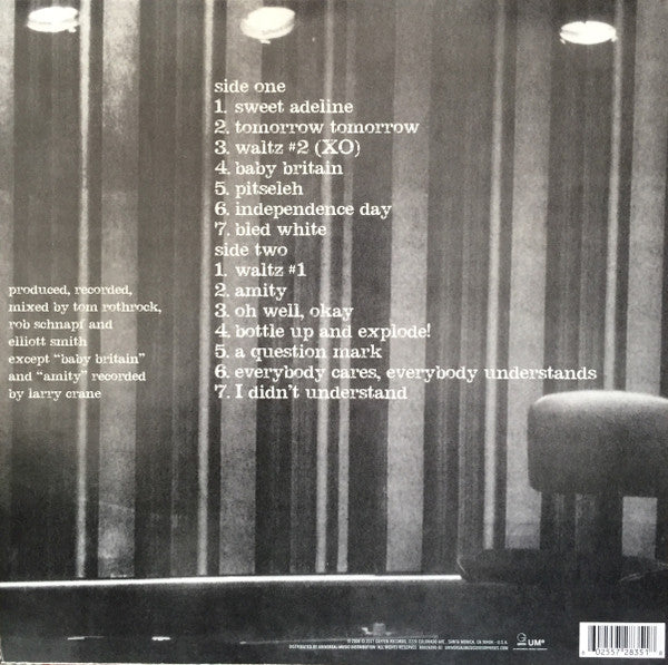 Elliott Smith : XO (LP,Album,Limited Edition,Reissue,Repress)
