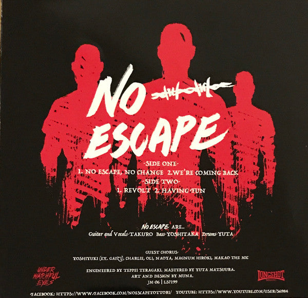 No Escape (2) : Back On The Streets (7",45 RPM,EP)