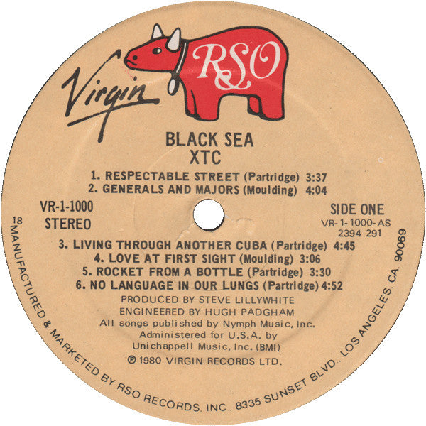 XTC : Black Sea (LP,Album,Stereo)