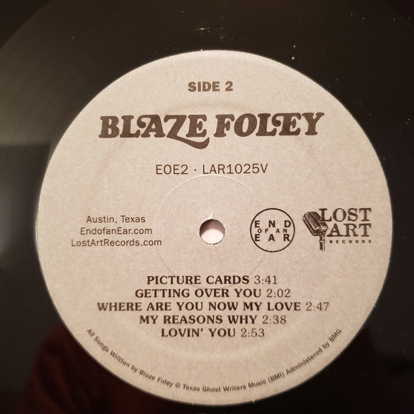 Blaze Foley : The Lost Muscle Shoals Recordings (LP,Album,Reissue)