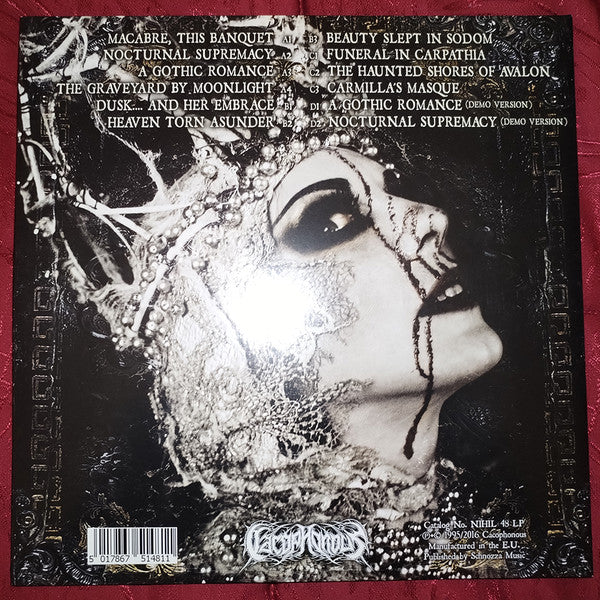 Cradle Of Filth : Dusk.... And Her Embrace - The Original Sin (LP,Album)