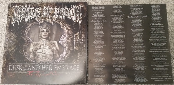 Cradle Of Filth : Dusk.... And Her Embrace - The Original Sin (LP,Album)
