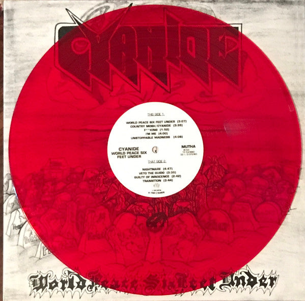 Cyanide (5) : World Peace Six Feet Under (LP,Album,Reissue)