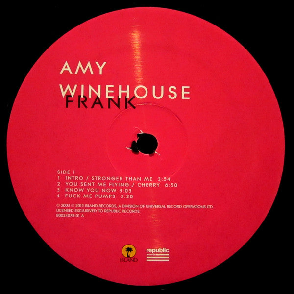 Amy Winehouse : Frank (LP,Album,Reissue)