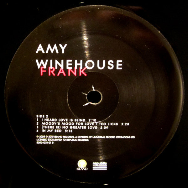 Amy Winehouse : Frank (LP,Album,Reissue)
