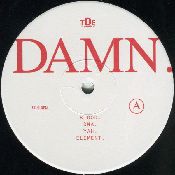 Kendrick Lamar : Damn. (LP,Album)