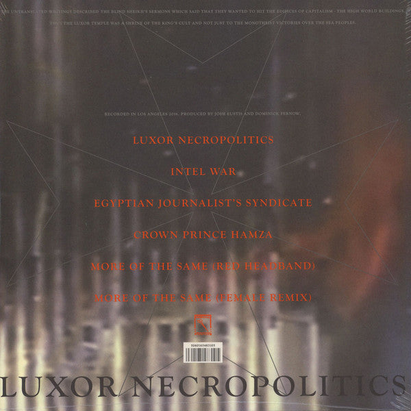 Vatican Shadow : Luxor Necropolitics (10",33 ⅓ RPM,Limited Edition)