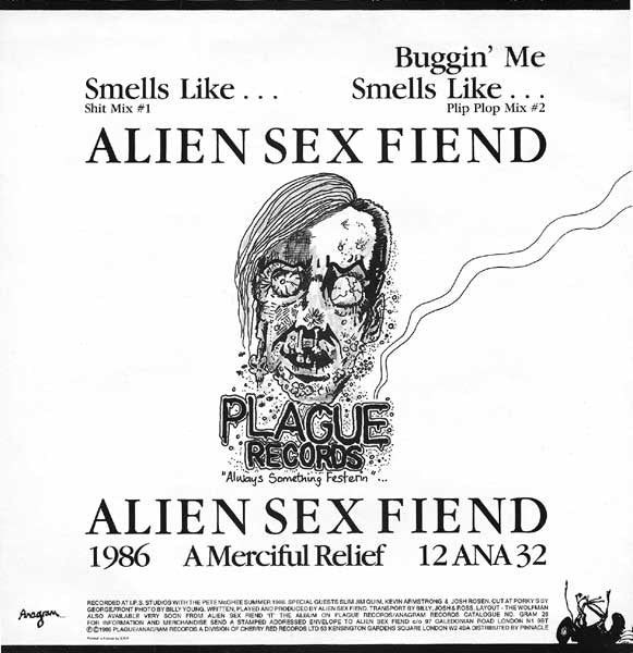 Alien Sex Fiend : Smells Like...  (12",45 RPM,Single)