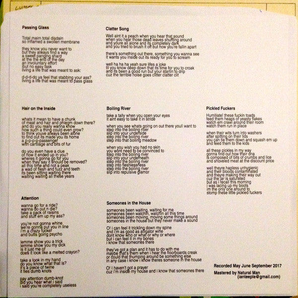 Lumpy And The Dumpers : ...Those Pickled Fuckers! (12",45 RPM,Mini-Album)