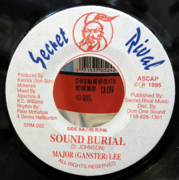 Major Lee : Sound Burial (7", Single)