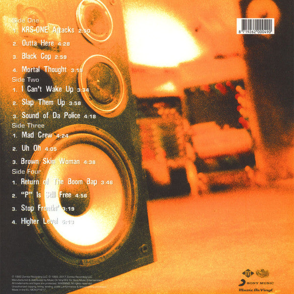 KRS-One : Return Of The Boom Bap (LP,Album,Reissue)