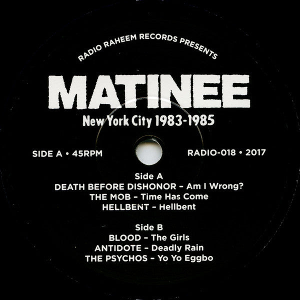 Various : Matinee (7", Comp)