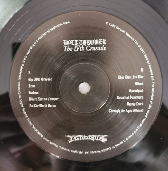 Bolt Thrower : The IVth Crusade (LP,Album,Reissue)