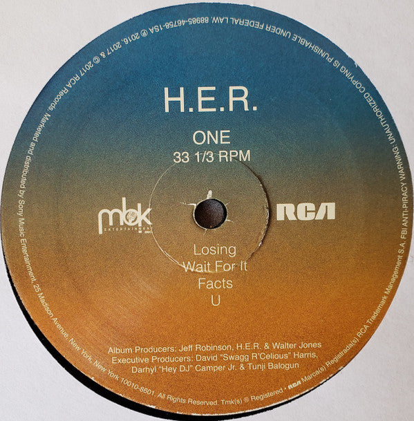 H.E.R. (2) : H.E.R. (LP,Compilation)