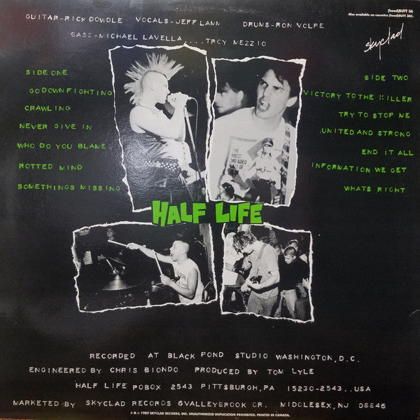 Half Life : Never Give In (LP,Album)