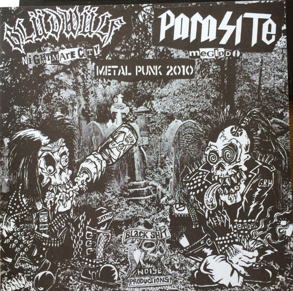 Blüdwülf / Parasite (6) : Blüdwülf / Parasite (7", RP, W/Lbl, Red)