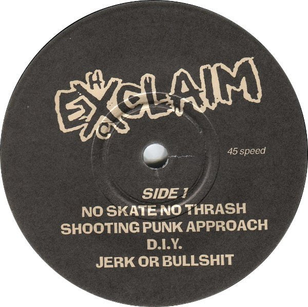 Exclaim : Out Of Suit EP (7",EP,45 RPM)
