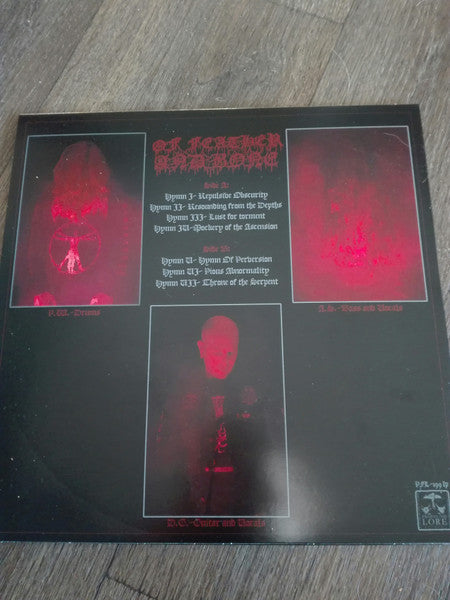 Of Feather And Bone : Bestial Hymns Of Perversion (LP, Album, Opa)