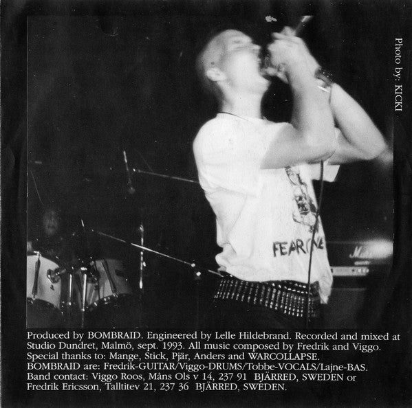 Bombraid : Elegies From A Closed Chapter (7", EP)