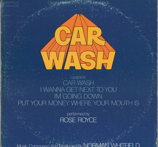 Rose Royce : Car Wash (Original Motion Picture Soundtrack) (2xLP, Album, Glo)