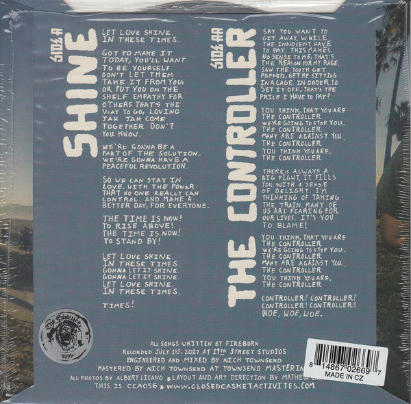 Fireburn : Shine (7",45 RPM,Single,Limited Edition)