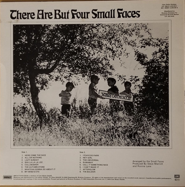 Small Faces : There Are But Four Small Faces (LP, Album, M/Print, RE, Whi)