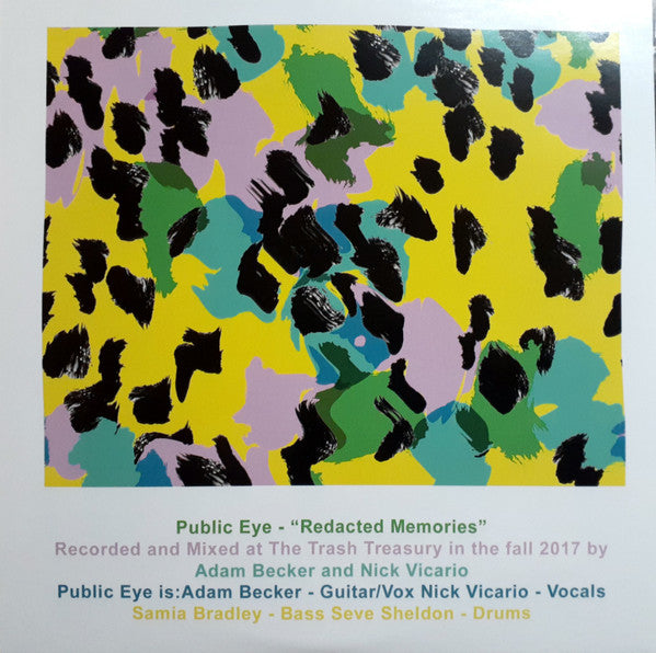 Public Eye (2) / The Estranged : Redacted Memories / Sleepless (7", Single, Ltd, Tra)