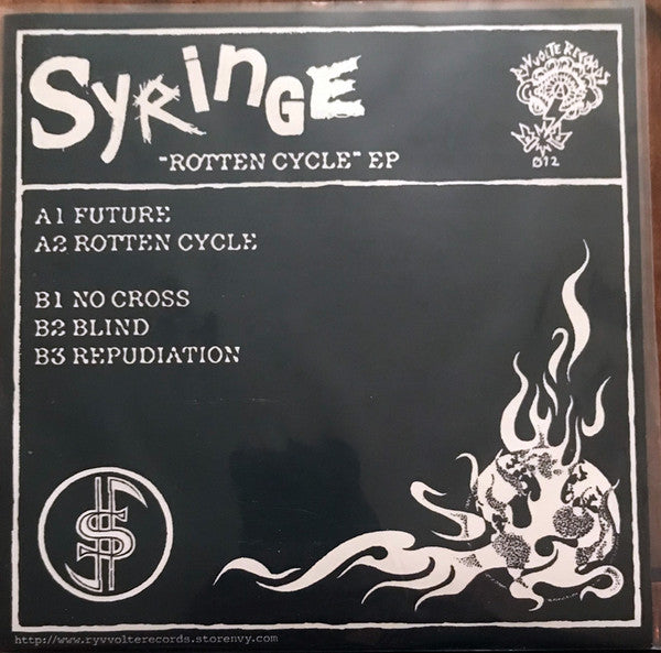 Syringe (7) : Rotten Cycle (7", EP, Ltd, Gre)