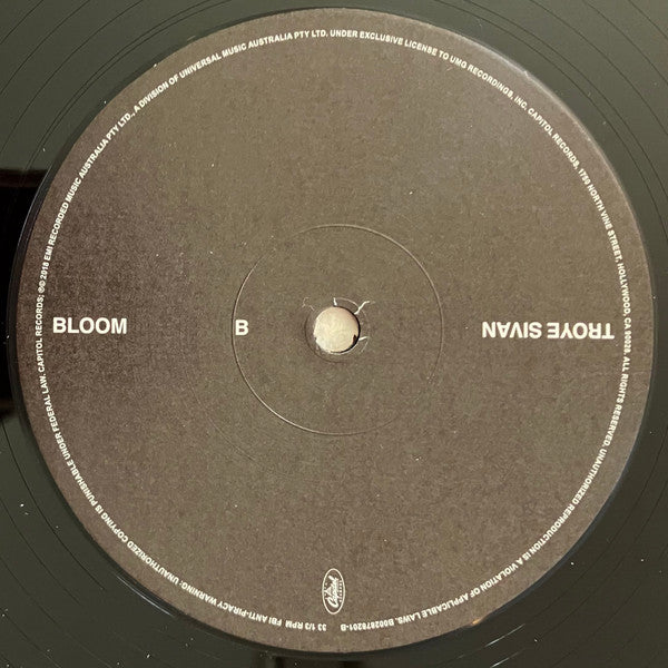 Troye Sivan : Bloom (LP, Album)