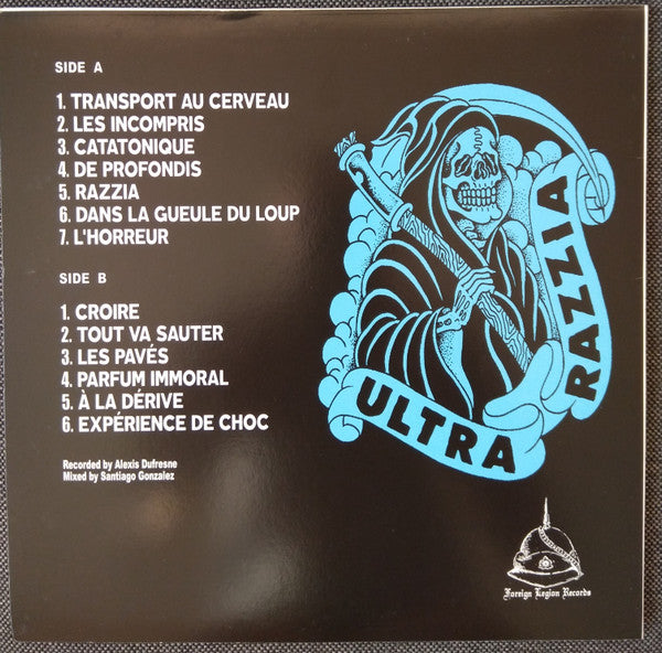 Ultra Razzia : Ultra Razzia (LP, Album, Blu)