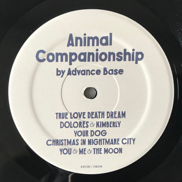 Advance Base : Animal Companionship (LP,Album,Limited Edition)
