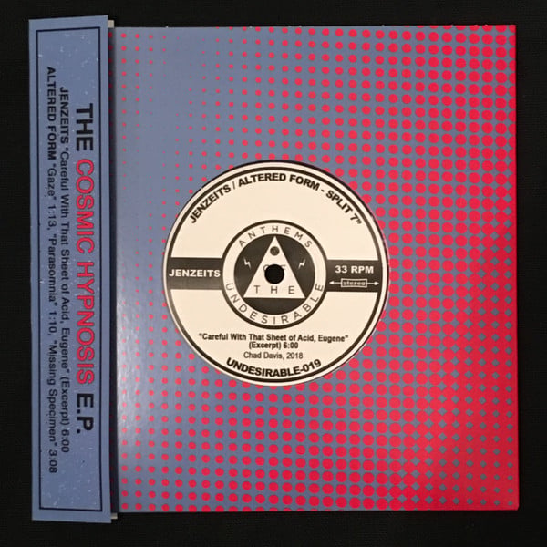 Jenzeits / Altered Form : The Cosmic Hypnosis EP (7", EP, Blu)