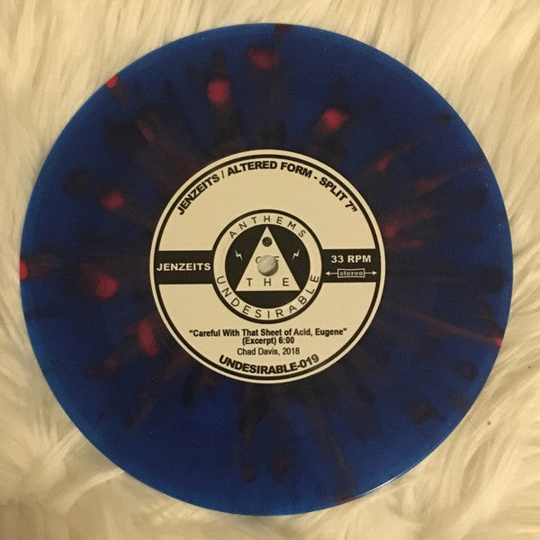 Jenzeits / Altered Form : The Cosmic Hypnosis EP (7", EP, Blu)