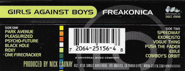 Girls Against Boys : Freak*on*ica (Cass, Album)