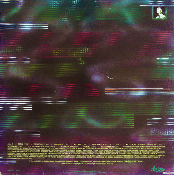 Rettore : Estasi Clamorosa (LP,Album)