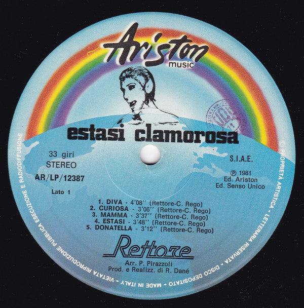 Rettore : Estasi Clamorosa (LP,Album)