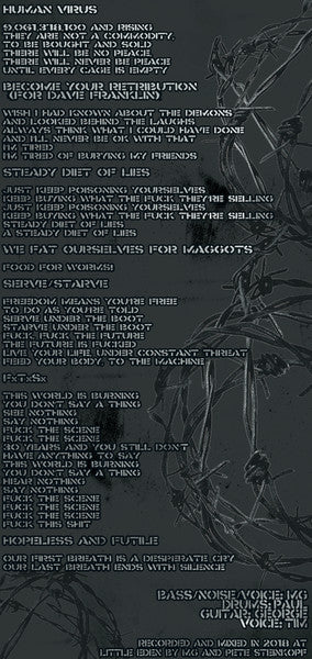 Fuck It...I Quit! : Human Virus (7",33 ⅓ RPM,EP)