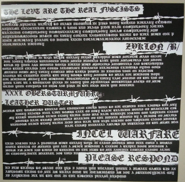 Neckbeard Deathcamp : White Nationalism Is For Basement Dwelling Losers (LP, Ltd, Cle)