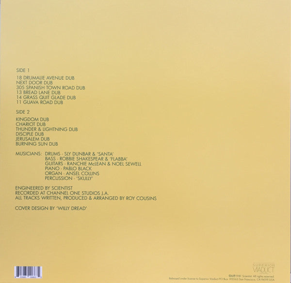 Scientist : In The Kingdom Of Dub (LP,Album,Reissue)