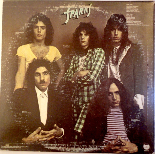 Sparks : A Woofer In Tweeter's Clothing (LP, Album, San)
