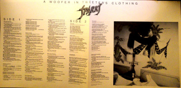 Sparks : A Woofer In Tweeter's Clothing (LP, Album, San)