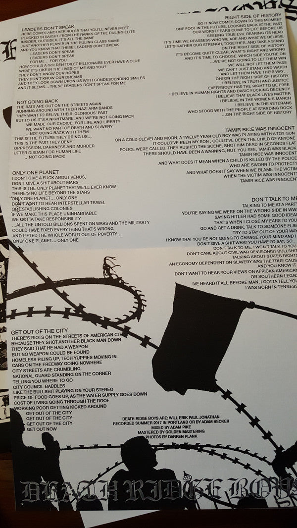Death Ridge Boys : Right Side Of History (LP,45 RPM)