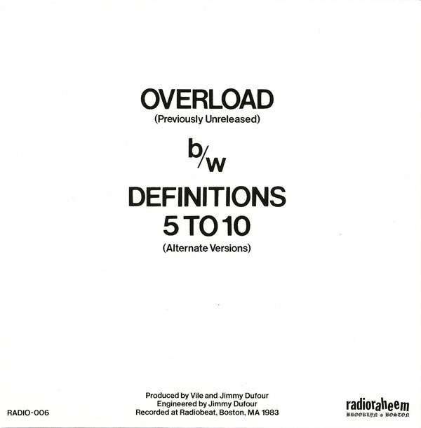 Vile (2) : Vile Says Fuck Off! (7")