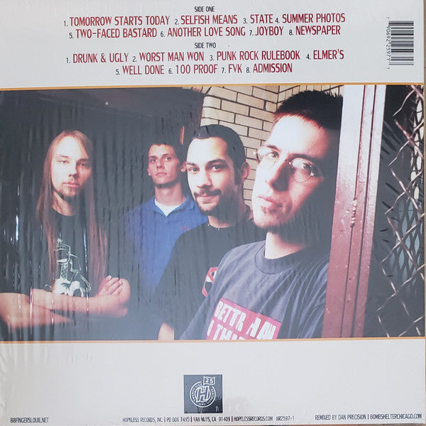 88 Fingers Louie : Back On The Streets (LP, Album, RM, Red)