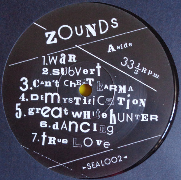 Zounds (2) : Can't Cheat Karma (LP,Compilation)
