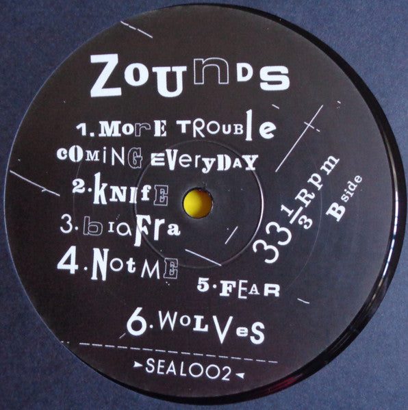 Zounds (2) : Can't Cheat Karma (LP,Compilation)