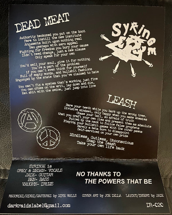 Syringe (7) : The Leash EP (Flexi, 7", S/Sided)